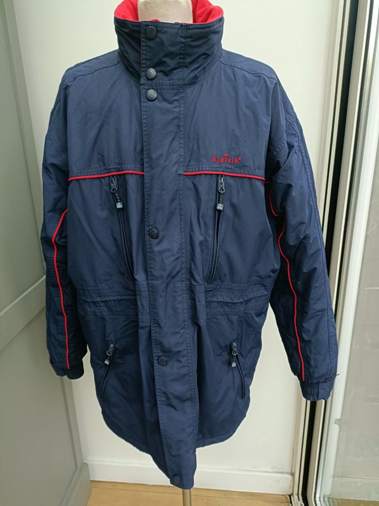 Kjelvik outdoor jas, Blauw, Ophalen of Verzenden, Zo goed als nieuw, Overige maten