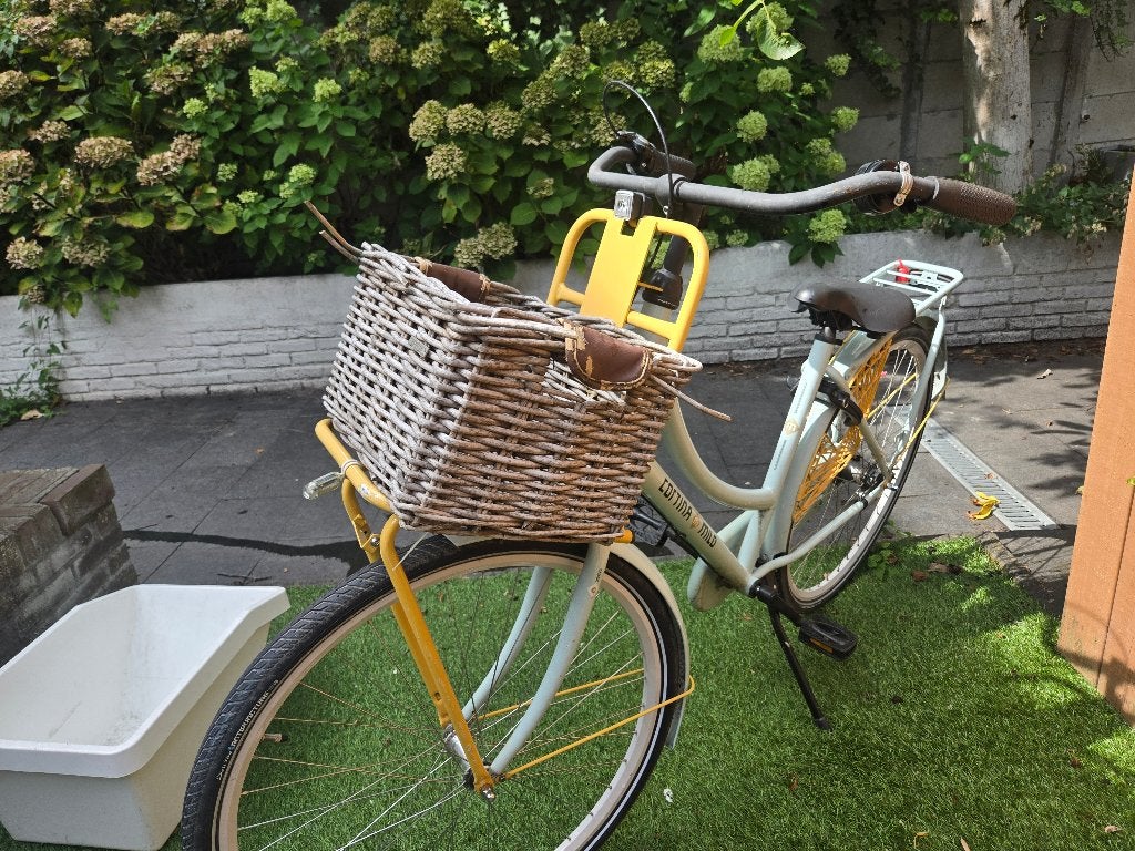 Dames Tiener fiets, Fietsen en Brommers, Terugtraprem, 47 tot 50 cm, Versnellingen, Zo goed als nieuw