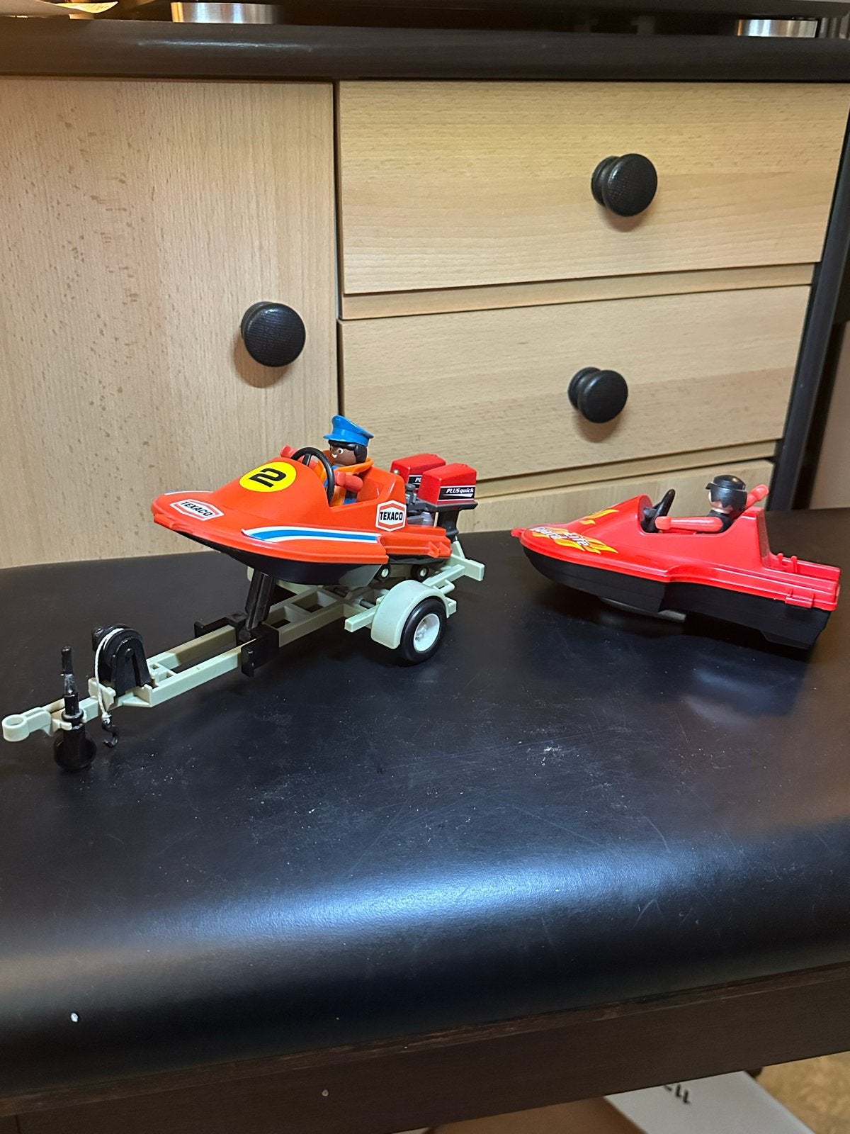 Playmobil jetski's met trailer, Ophalen, Gebruikt