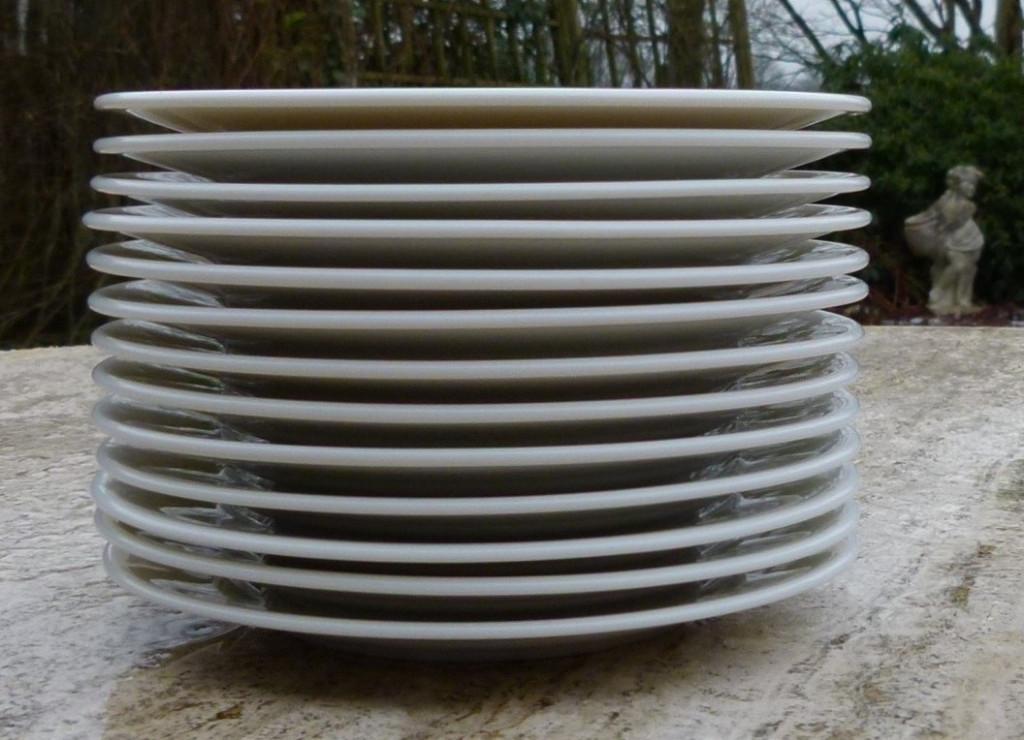 Intermezzo Witte Amuse Feest / Tapaz / Gebaks borden, Huis en Inrichting, Keuken | Servies, Nieuw, Ophalen of Verzenden, Bord(en)