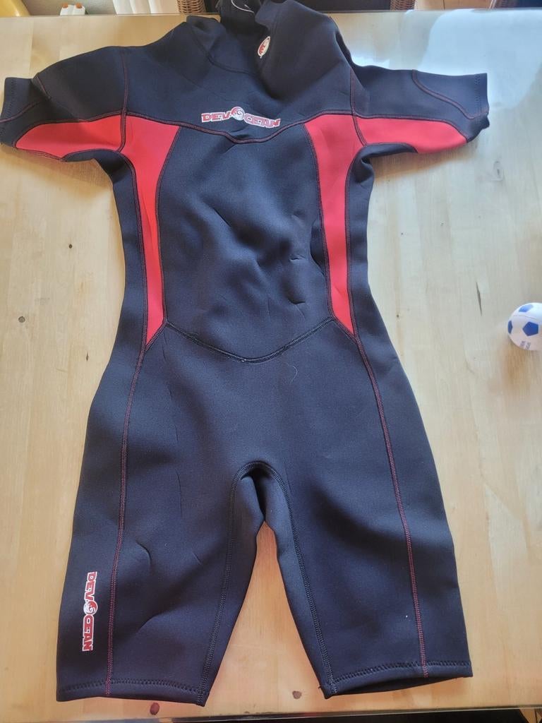 Devocean wetsuit maat S, rits werkt goed, Ophalen of Verzenden, Gebruikt, Overige typen