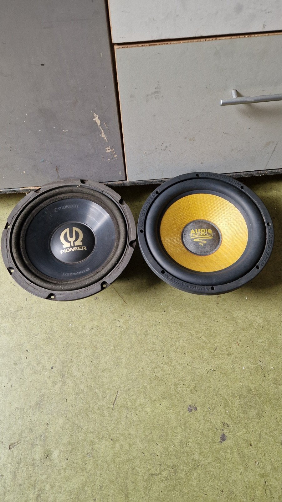 subwoofer caraudio (geen verzending), Auto diversen, Autospeakers, Ophalen, Gebruikt