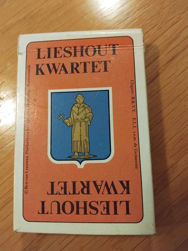 Lieshout Kwartet - Nostalgisch kwartetspel, Verzamelen, Ophalen of Verzenden, Gebruikt, Kwartet(ten)
