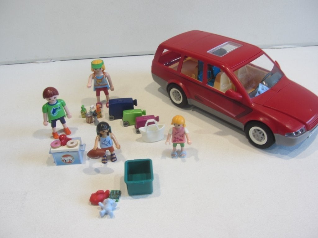 PLAYMOBIL Gezinswagen  - 9421 vakantie familie, Ophalen of Verzenden, Gebruikt, Complete set