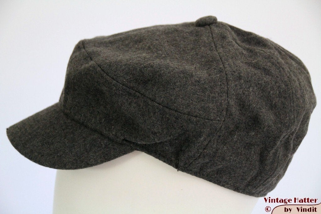 Flatcap Platte pet Cadet-achtige ballonpet grijs 58 Nieuw, Ophalen of Verzenden, Nieuw, 58 of 59 cm (L, 7¼ of ⅜ inch), Pet