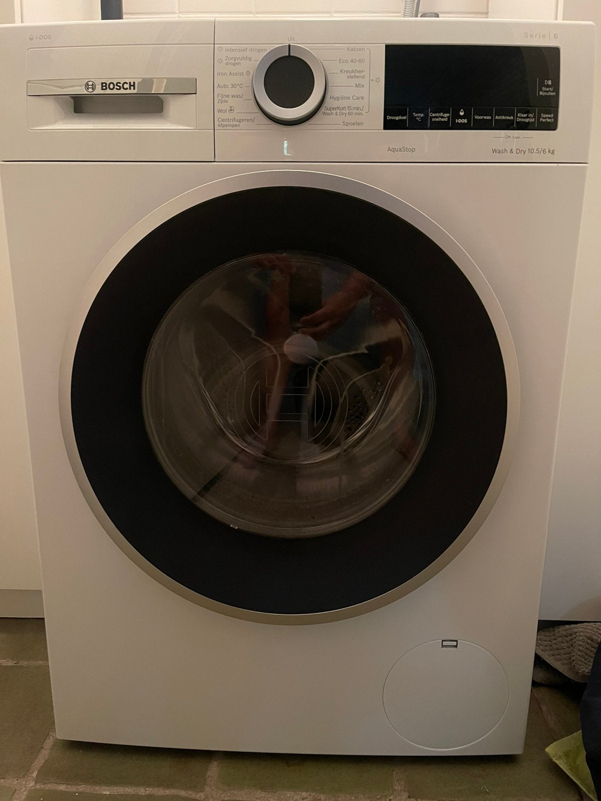 Bosch Was-droogcombinatie (met garantie), Witgoed en Apparatuur, Wasmachines, Ophalen, 1200 tot 1600 toeren, Minder dan 85 cm