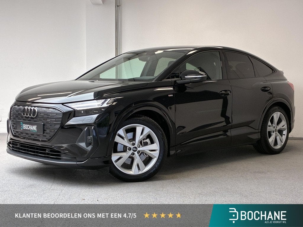 Audi Q4 Sportback e-tron 40 S-Line Competition 77 kWh | SONO, Auto's, Audi, Achterwielaandrijving, Gebruikt, Met garantie (alle)