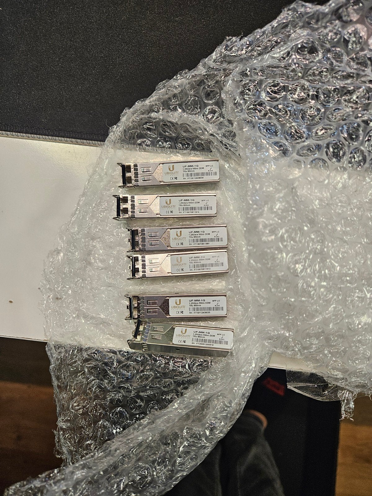 Ubiquiti SFP module 6 stuks UF-MM-1G 1.25Gb/s, Ophalen of Verzenden