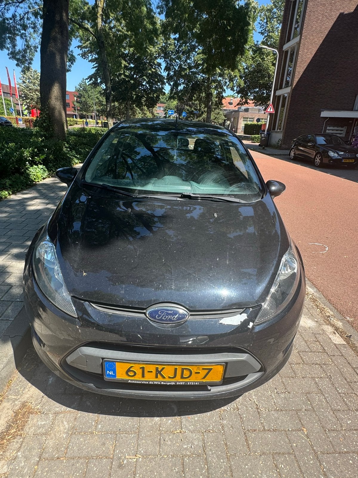 Ford Fiesta 1.2 Benzine - Nieuwe APK, Voorwielaandrijving, 4 cilinders, Zwart, Origineel Nederlands
