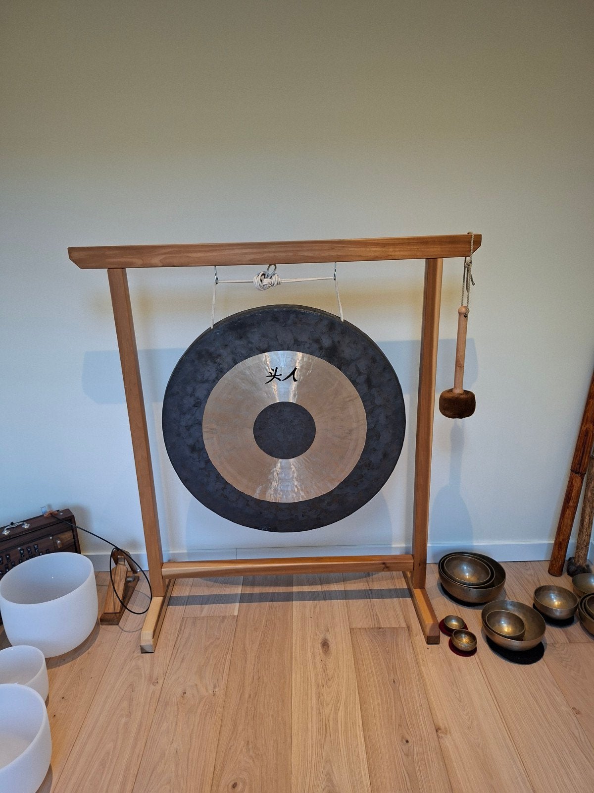 Grote Wuhan gong incl. Standaard en klopper, Ophalen