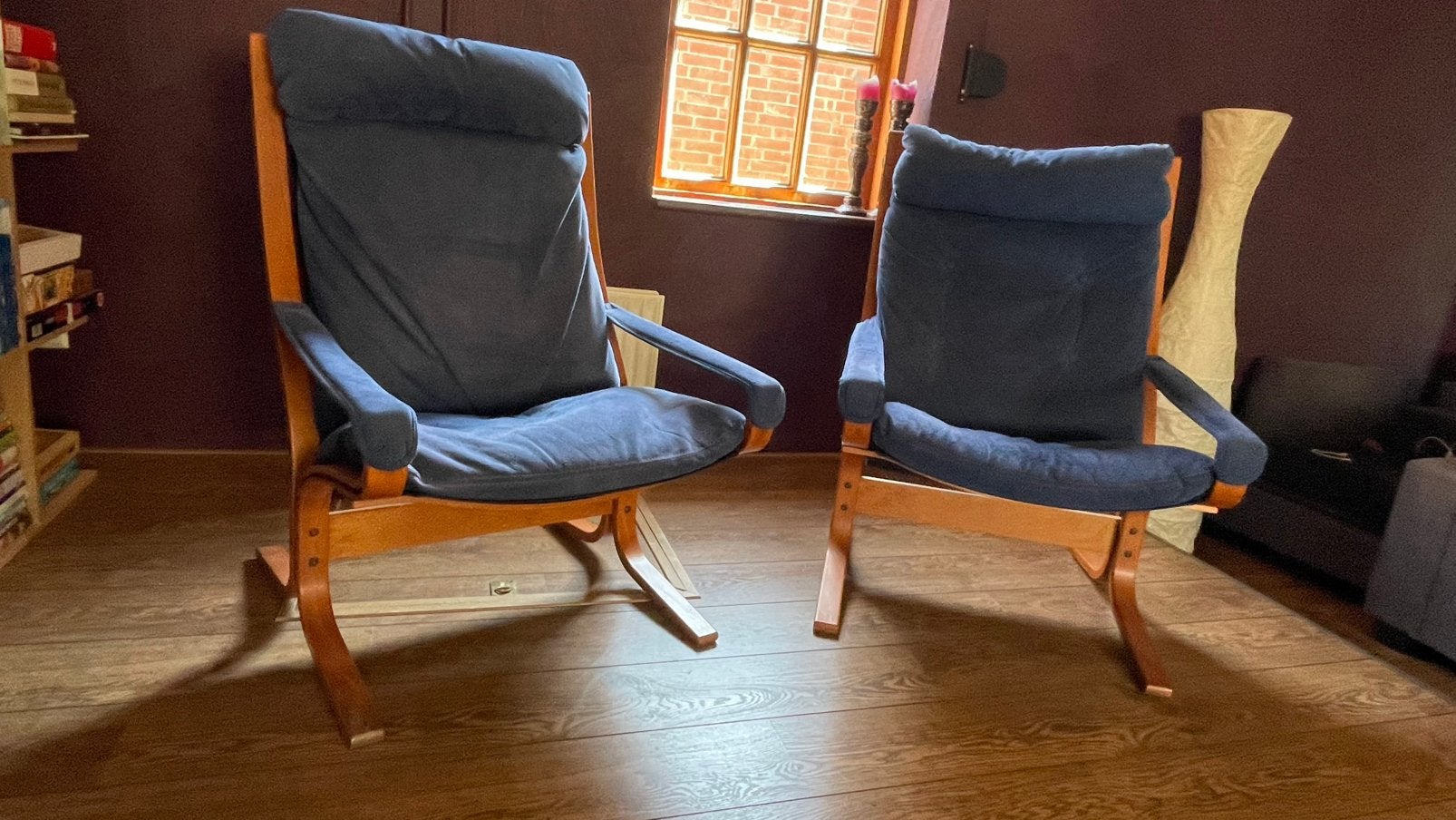 Gratis 2 IKEA fauteuils, Ophalen, Gebruikt, 75 tot 100 cm, Stof