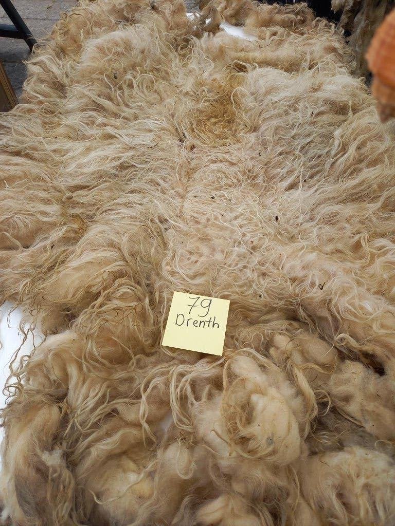 nr 79 Geschoren vacht van een Drents Heideschaap, Ophalen of Verzenden, Gebruikt