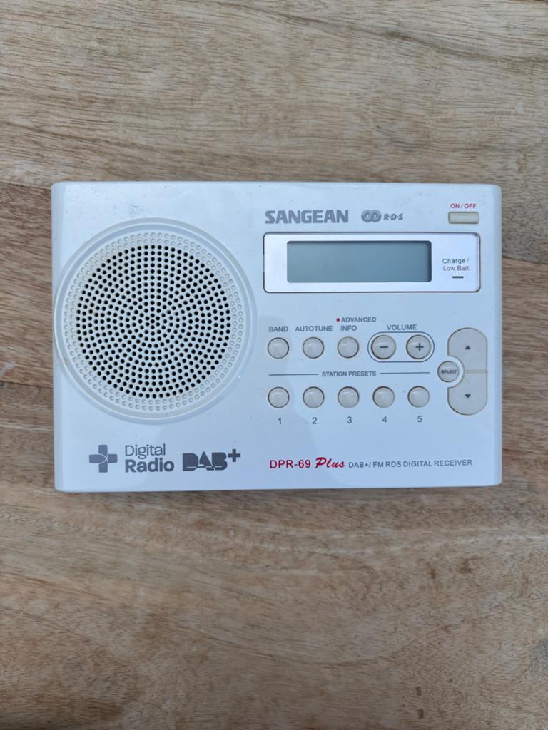 Sangean DPR-69 Plus DAB+/FM RDS Digitale Radio, Audio, Tv en Foto, Radio's, Ophalen of Verzenden, Gebruikt, Radio