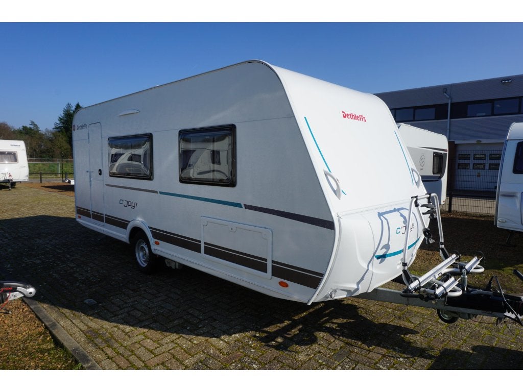 Dethleffs C'Joy 480 FSH + MOVER XXL BED, Caravans en Kamperen, Caravans, Schokbreker, Bedrijf, Tot en met 3, 1000 - 1250 kg
