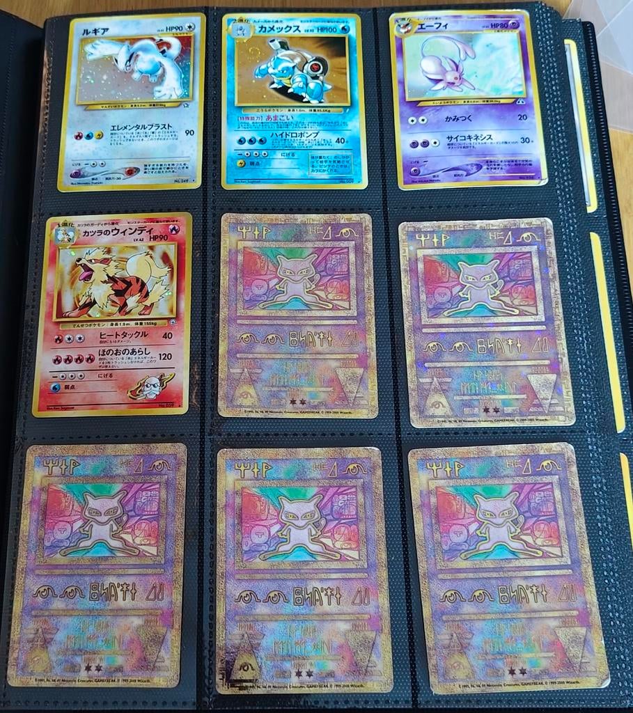 Pokémon Kaarten Verzameling Vintage Met First Editions, Ophalen of Verzenden, Zo goed als nieuw, Meerdere kaarten, Foil