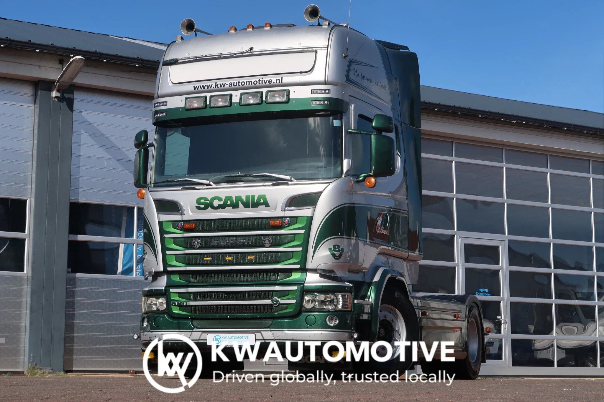 Scania R520 V8 4X2/ RETARDER/ FULL AIR/ HYDRAULICS/ ALCOA/, Auto's, Automaat, Stoelverwarming, Achterwielaandrijving, Euro 6