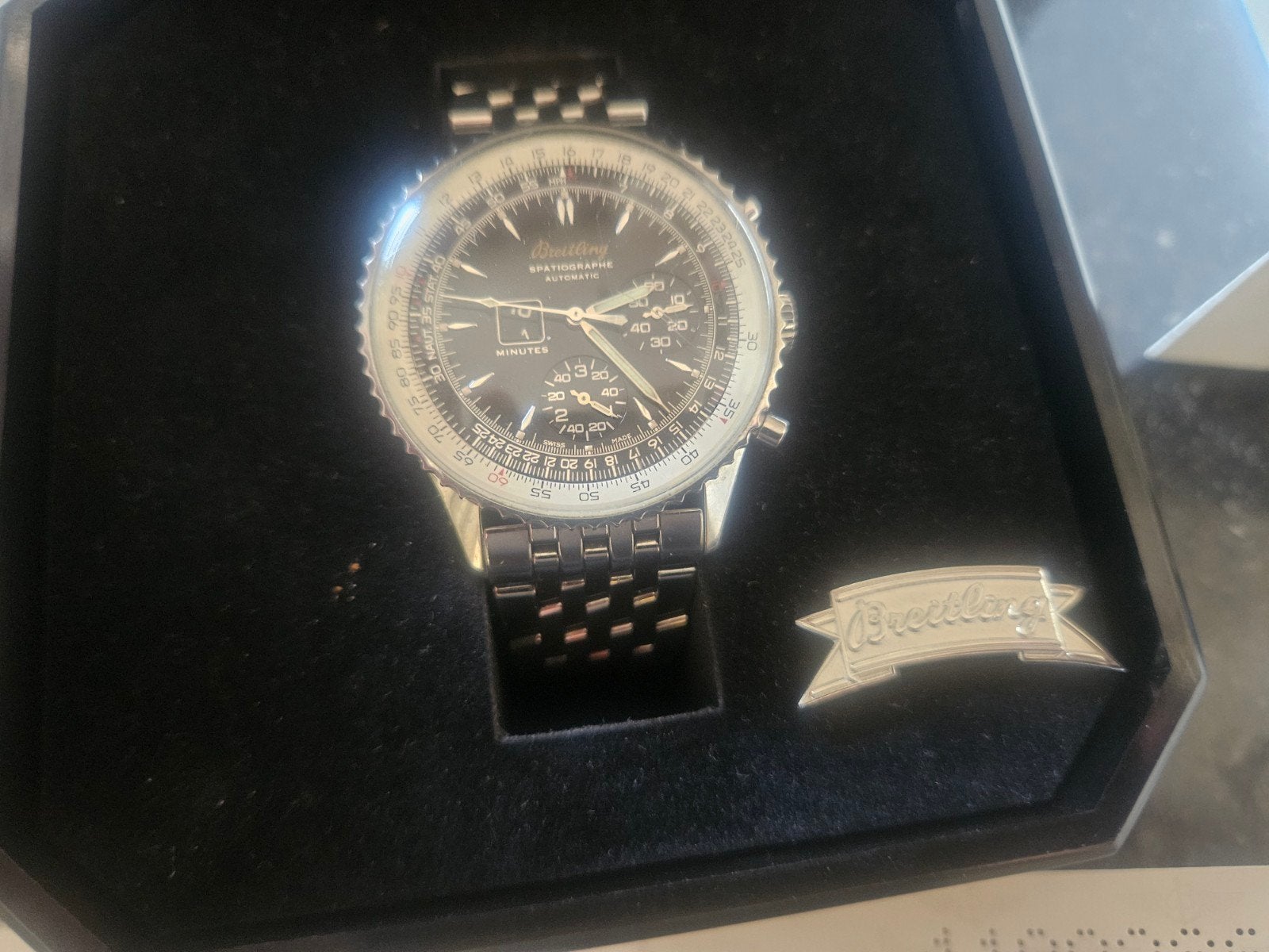 Breitling Spatiographe Montbrillant A36030 Chronograaf, Sieraden, Tassen en Uiterlijk, Horloges | Heren, Ophalen