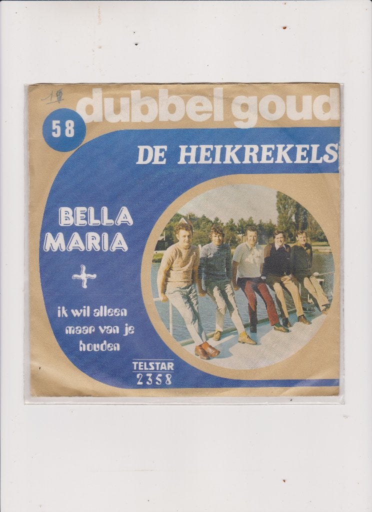 de heikrekels, Ophalen of Verzenden, Gebruikt, 7 inch, Levenslied of Smartlap