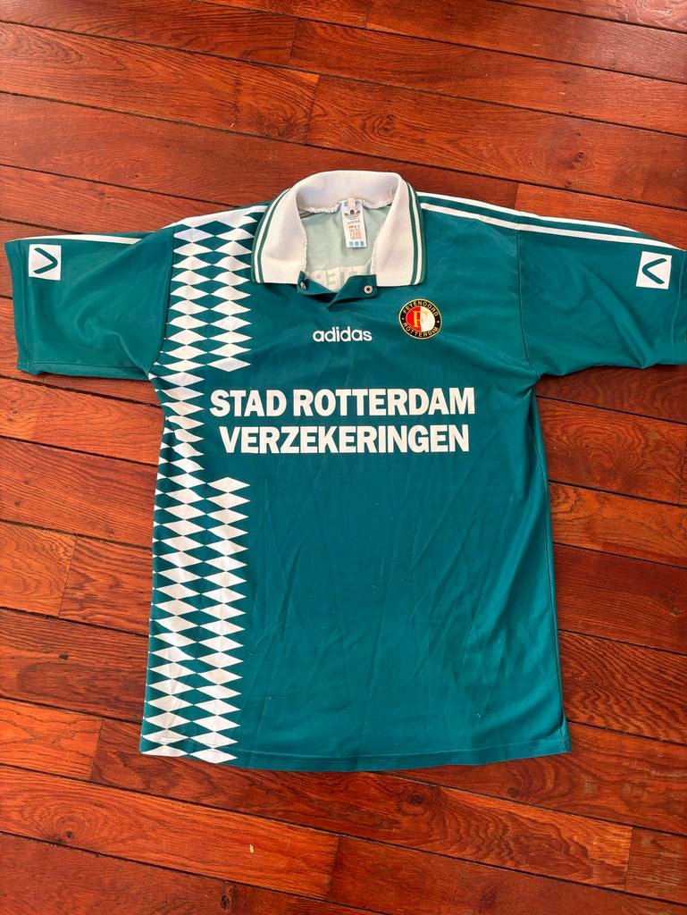 Vintage Adidas Feyenoord voetbalshirt 1994-1995, Maat 48/50 (M), Ophalen of Verzenden, Voetbal, Gedragen