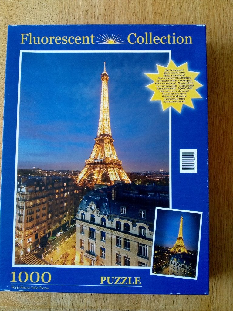 Tour Eiffel Paris puzzel 1000 stukjes, Ophalen of Verzenden, 500 t/m 1500 stukjes, Gebruikt, Legpuzzel