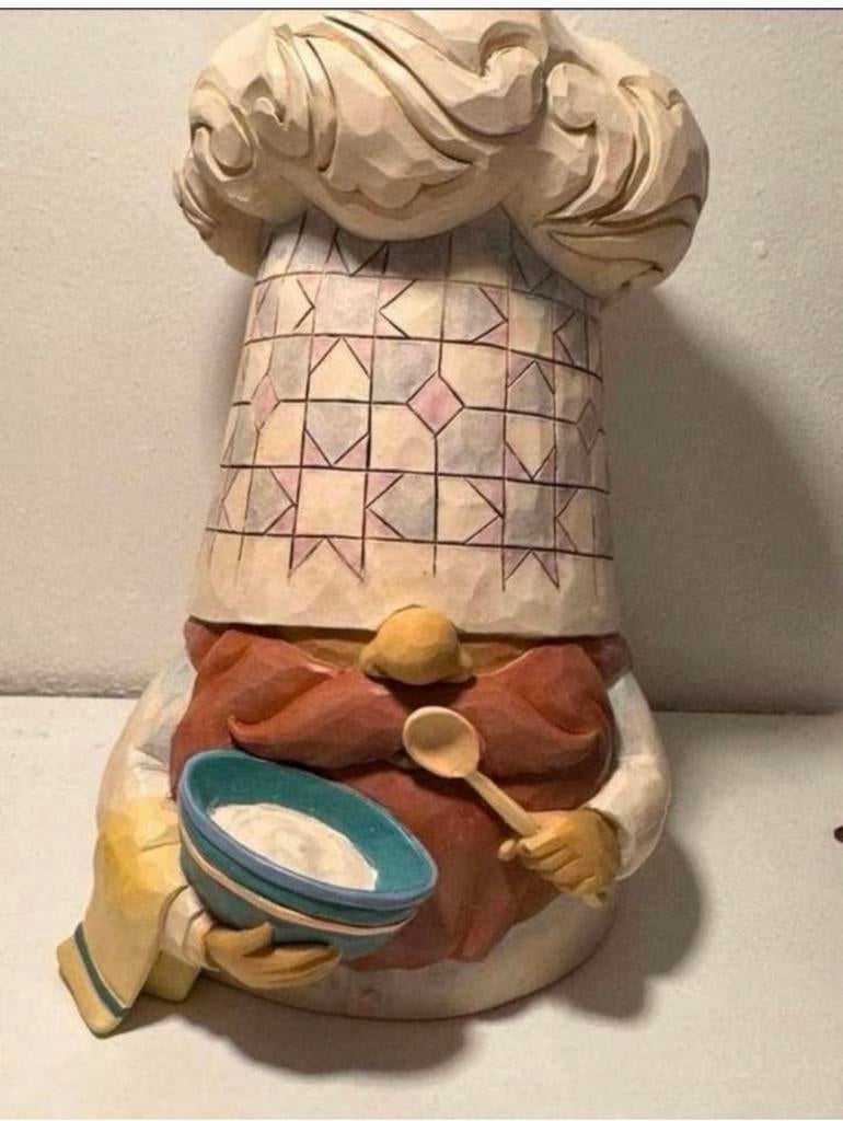 Jim Shore kok gnome, Verzamelen, Beelden en Beeldjes, Ophalen of Verzenden, Nieuw, Fantasy