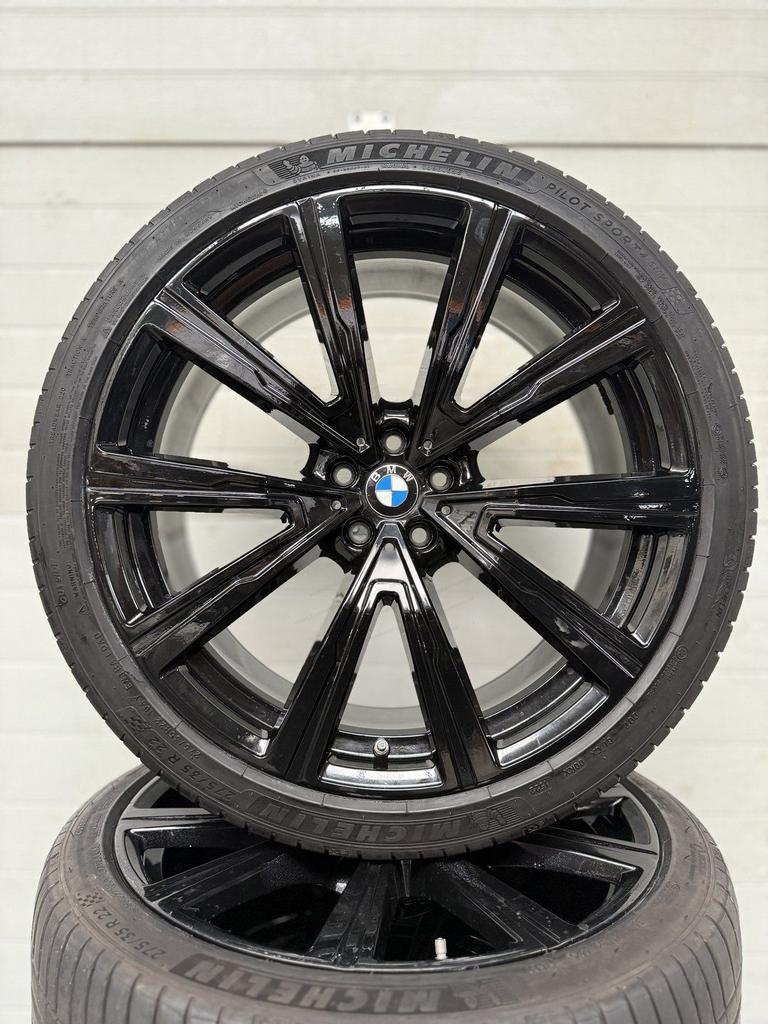DEMO 22’’ BMW X5 X6 G05 G06 VELGEN ZOMERBANDEN ORIG SET TPMS, Gebruikt, -, 275 mm, -