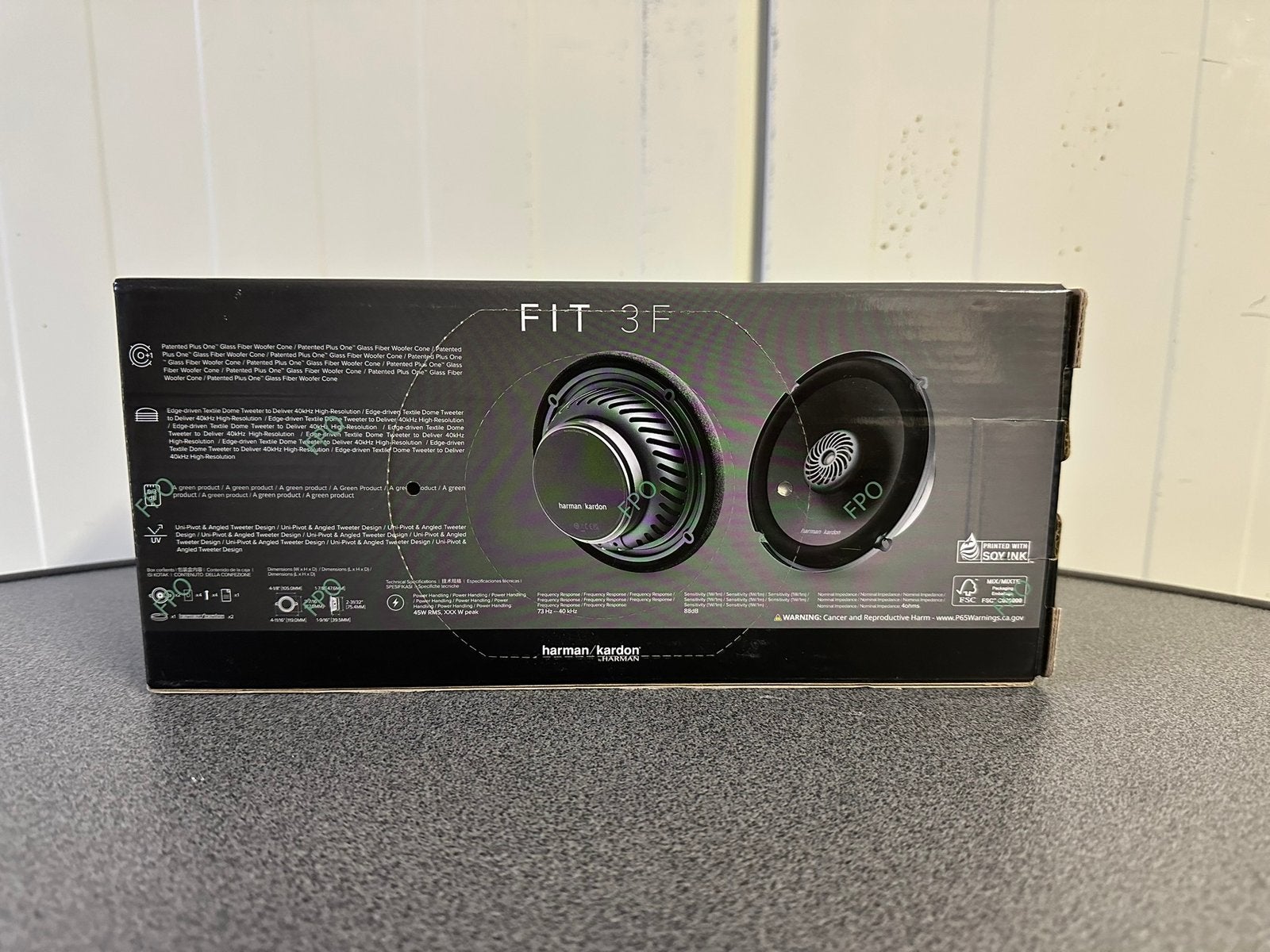 Harman Kardon FIT 3F Coaxial Speaker, Ophalen of Verzenden, Zo goed als nieuw