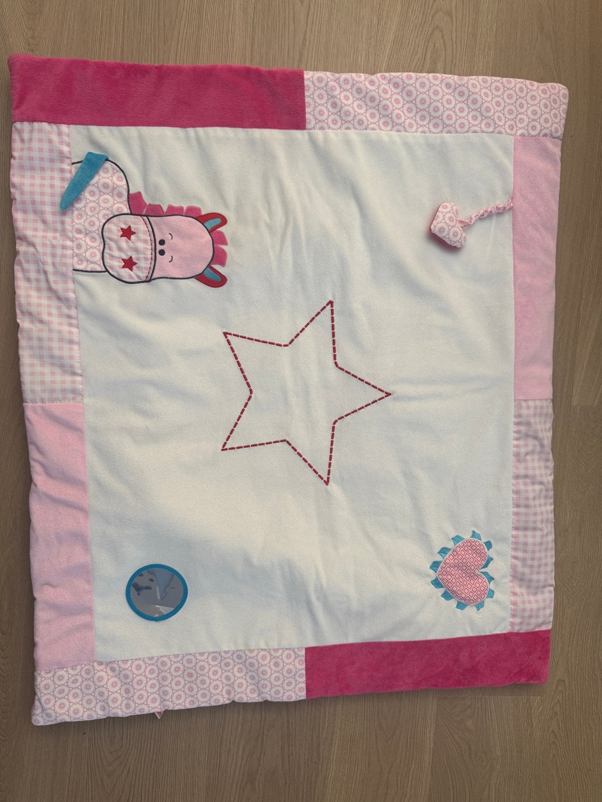 Zacht en dik speelkleed/boxkleed - wasbaar (100x85cm), Ophalen of Verzenden, Gebruikt, Speelkleed