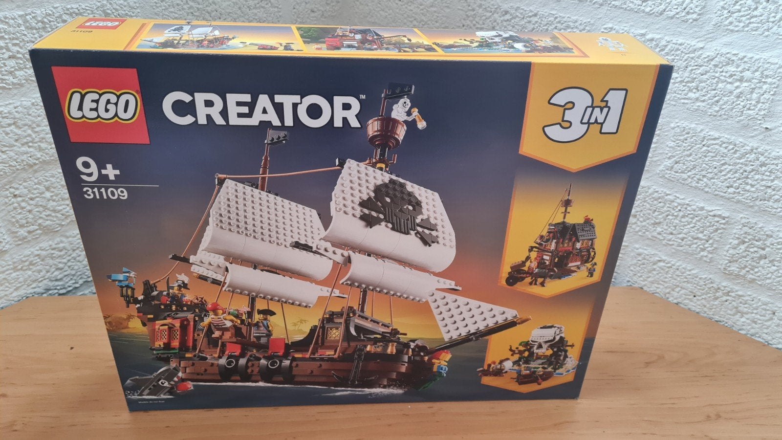 Lego Creator 3in1 31109 Piratenschip (nieuw), Kinderen en Baby's, Speelgoed | Duplo en Lego, Lego, Nieuw, Ophalen of Verzenden