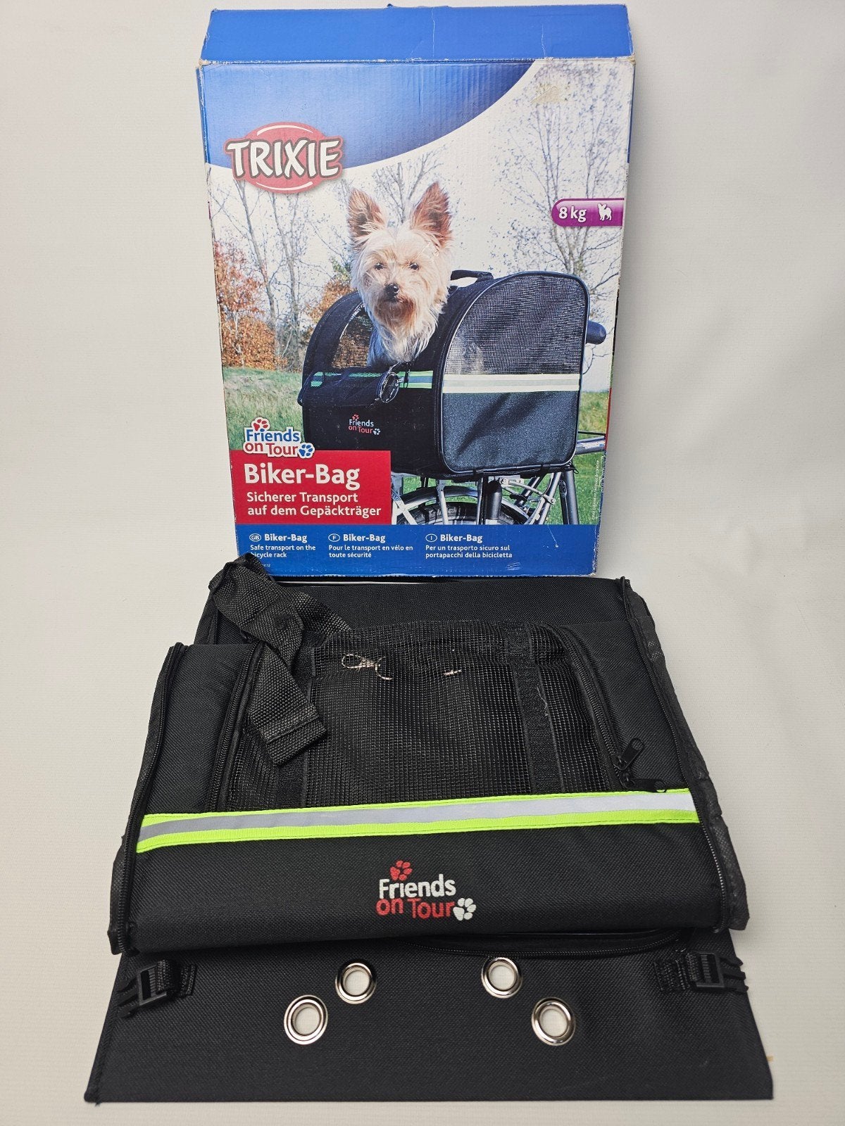 # Trixie Biker-Bag, een handige zwarte hondenfietsmand, Ophalen of Verzenden, Zo goed als nieuw