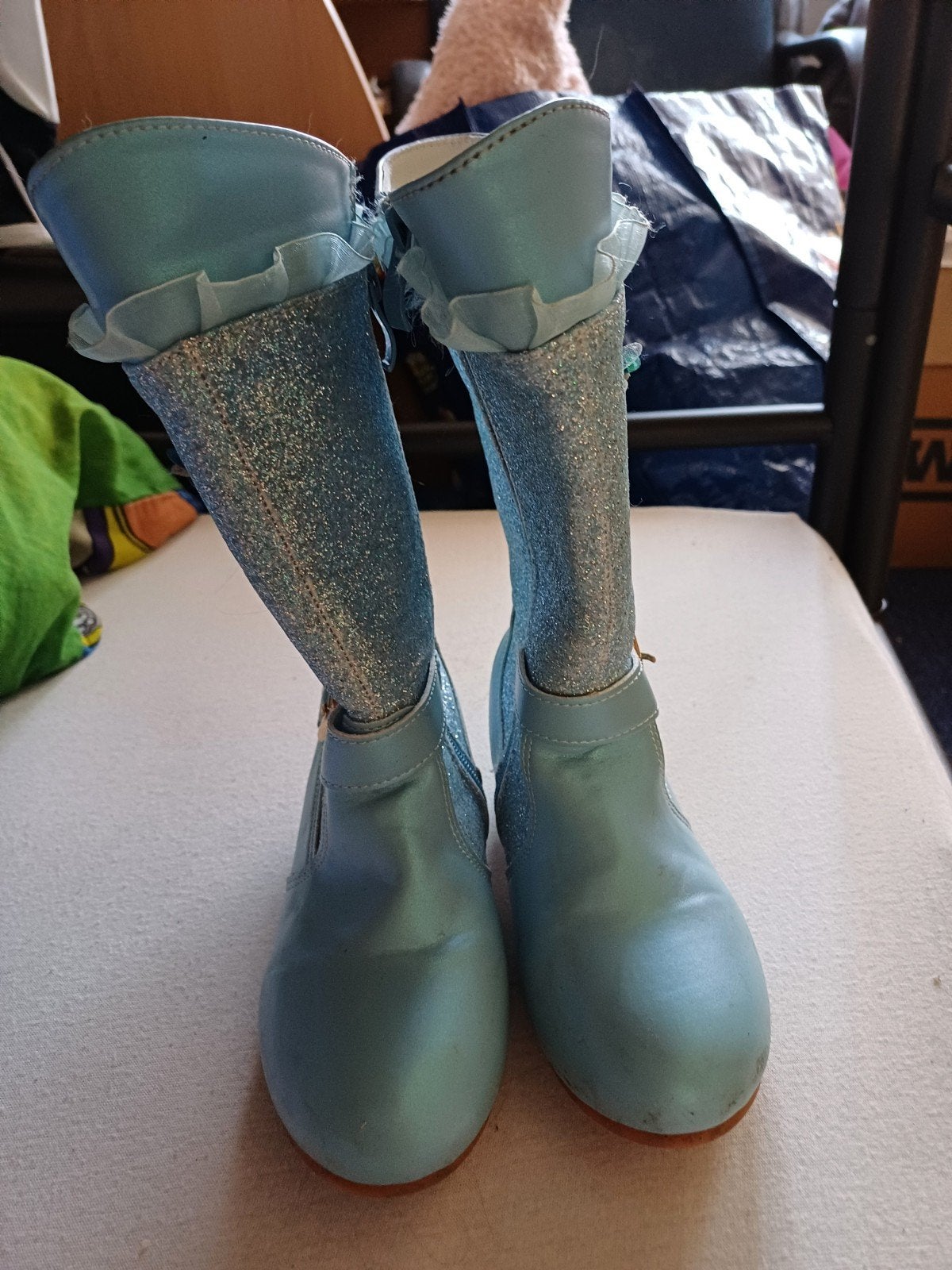 meisjes cowboylaarzen blauw maat 34, Ophalen, Gebruikt, Meisje, Laarzen