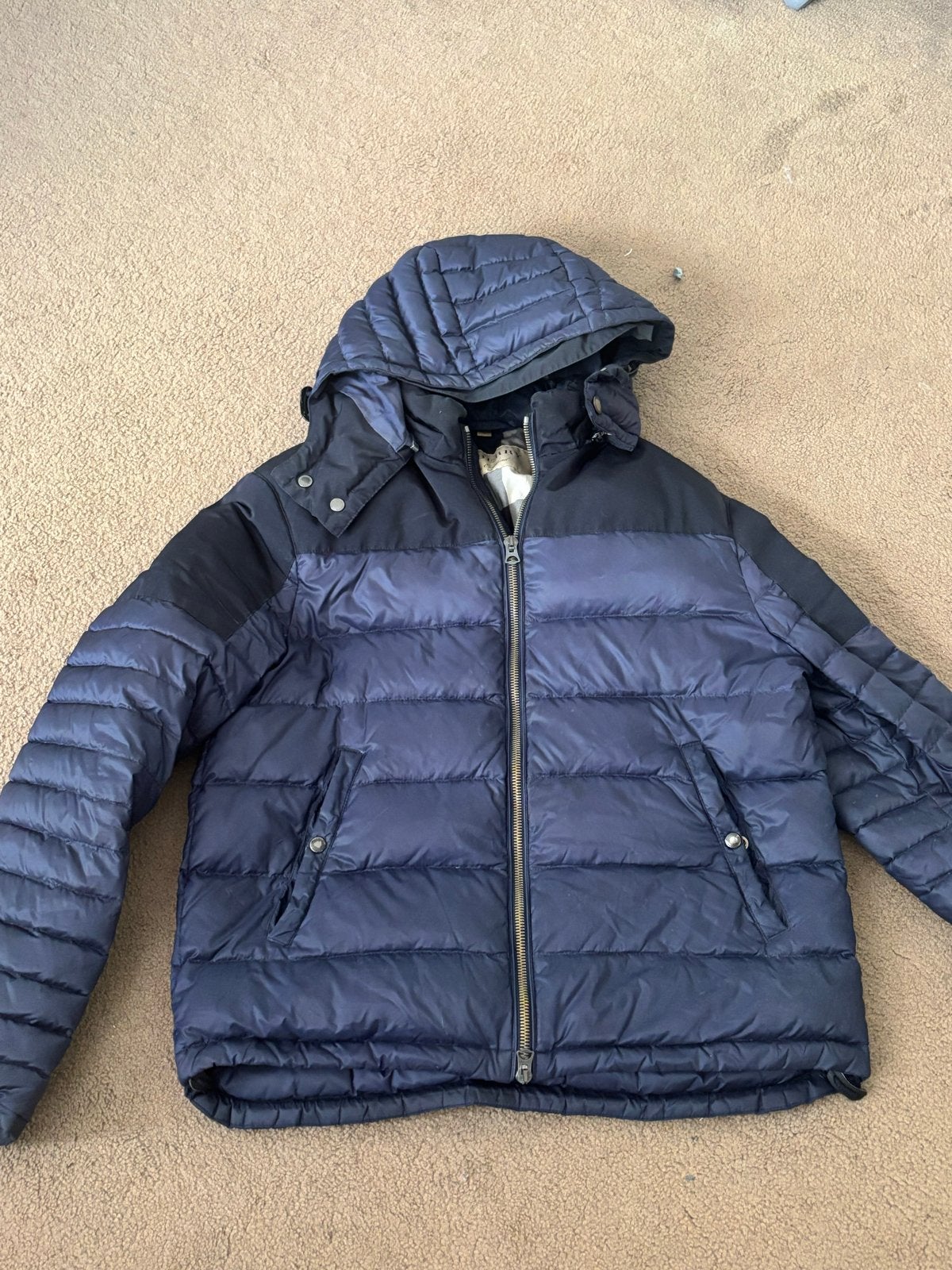 Burberry heren donsjack - Maat XL, Kleding | Heren, Jassen | Winter, Ophalen of Verzenden, Zo goed als nieuw, Maat 56/58 (XL)