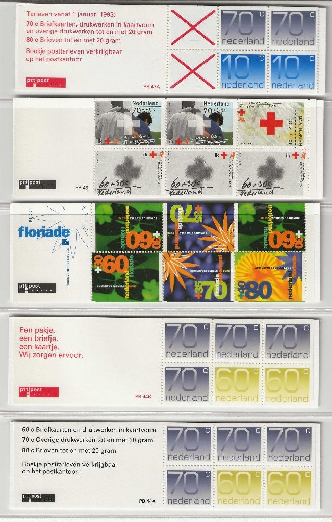 Nederlandse postzegelboekjes., Ophalen of Verzenden, Euro's, Setje