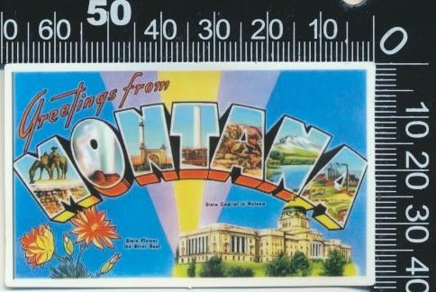 Sticker: Greetings from Montana, Ophalen of Verzenden, Zo goed als nieuw, Bedrijf of Vereniging