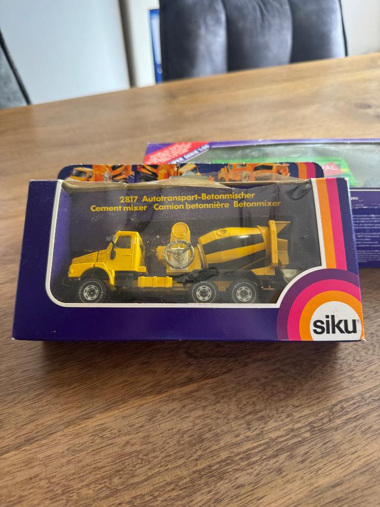 Siku Volvo betonmixer in ovp, Ophalen of Verzenden, Zo goed als nieuw, Bus of Vrachtwagen, SIKU
