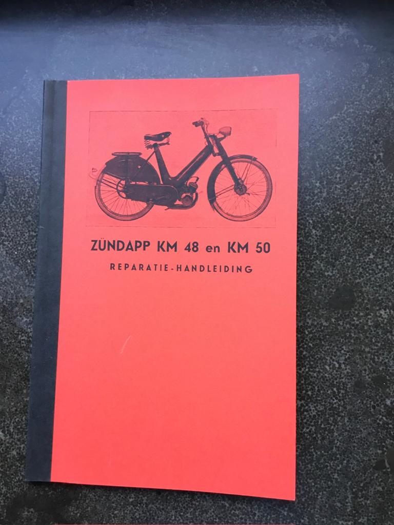 Zundapp KM 48 en KM 50 reparatie documentatie, Fietsen en Brommers, Handleidingen en Instructieboekjes, Ophalen of Verzenden, Zo goed als nieuw