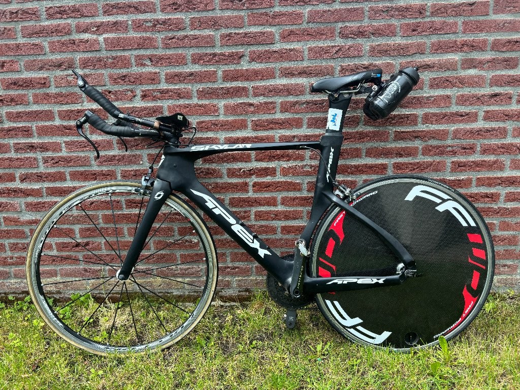 Apex Skylar TT / Triathlonfiets – Ultegra – FFWD Disc, Fietsen en Brommers, Fietsen | Racefietsen, Zo goed als nieuw, Meer dan 20 versnellingen