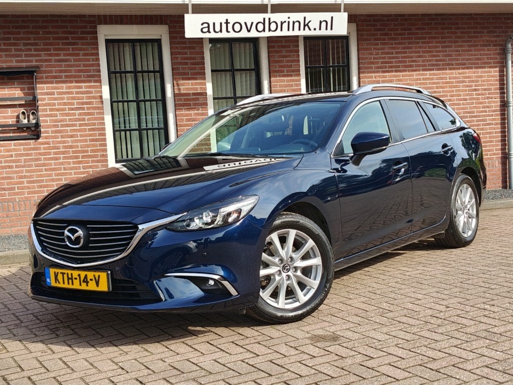 Mazda 6 Sportbreak 2.0 Sk.Ac-G 165 TS+, STOELVERWARMING / GO, Auto's, Gebruikt, 4 cilinders, 1290 kg, Automatische klimaatregeling