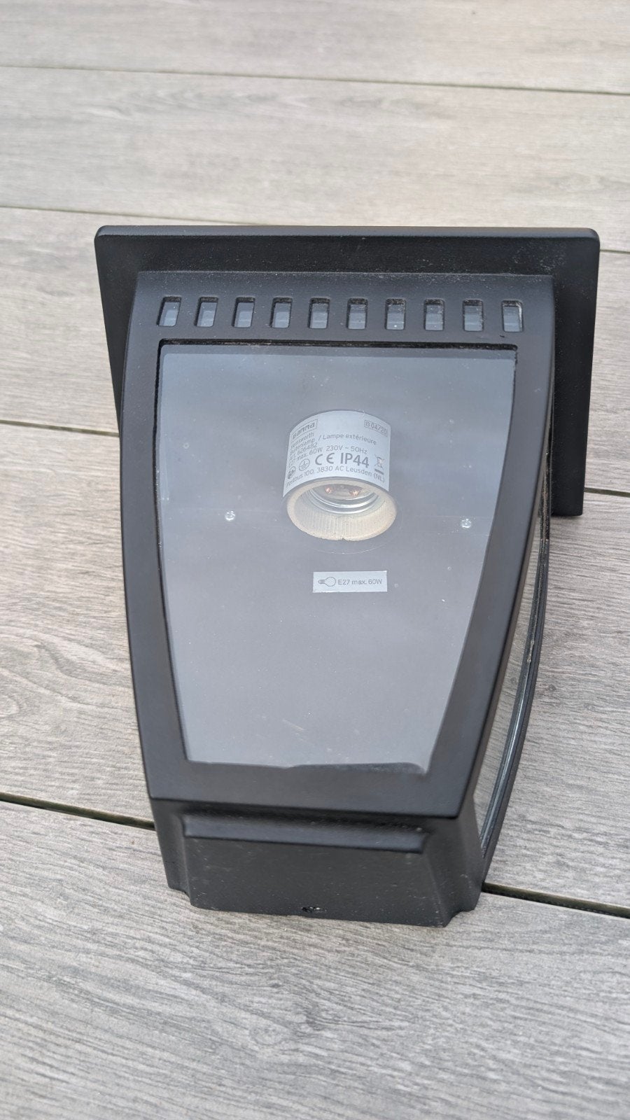 Gamma Hemsworth Buitenlamp - IP44, E27 max. 60W, Tuin en Terras, Ophalen, Gebruikt, Minder dan 50 watt, Wandlamp