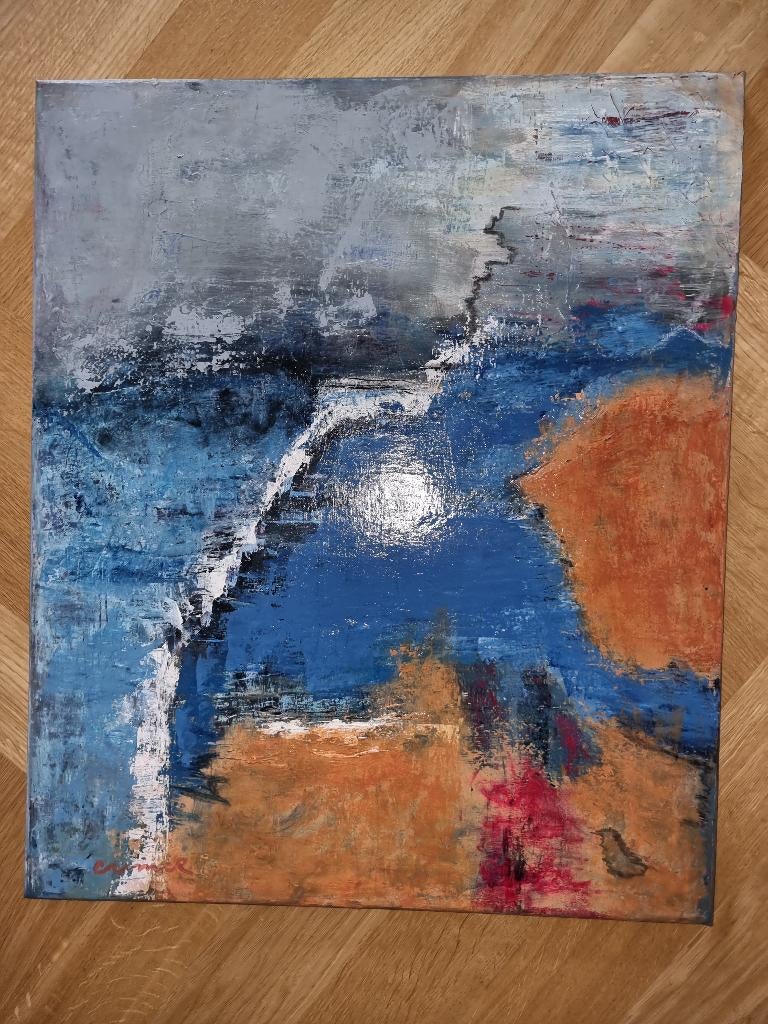 Jan Cremer  Olieverf op doek, Antiek en Kunst, Ophalen