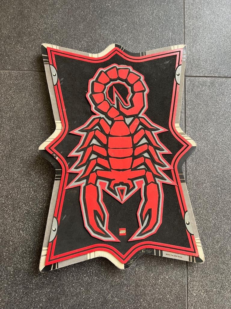 lego schild schorpioen 2004, Ophalen