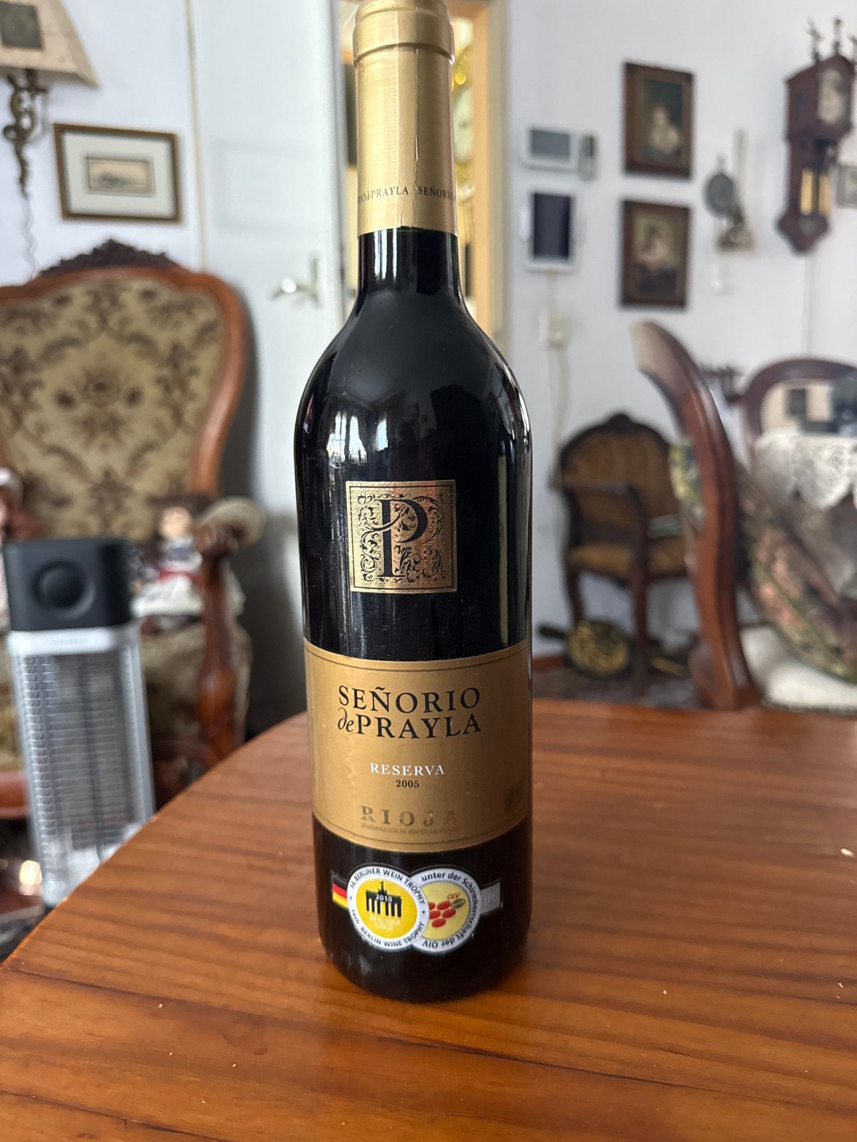 Señorio de Prayla Rioja Reserva 2005, Spanje, Nieuw, Ophalen of Verzenden, Rode wijn
