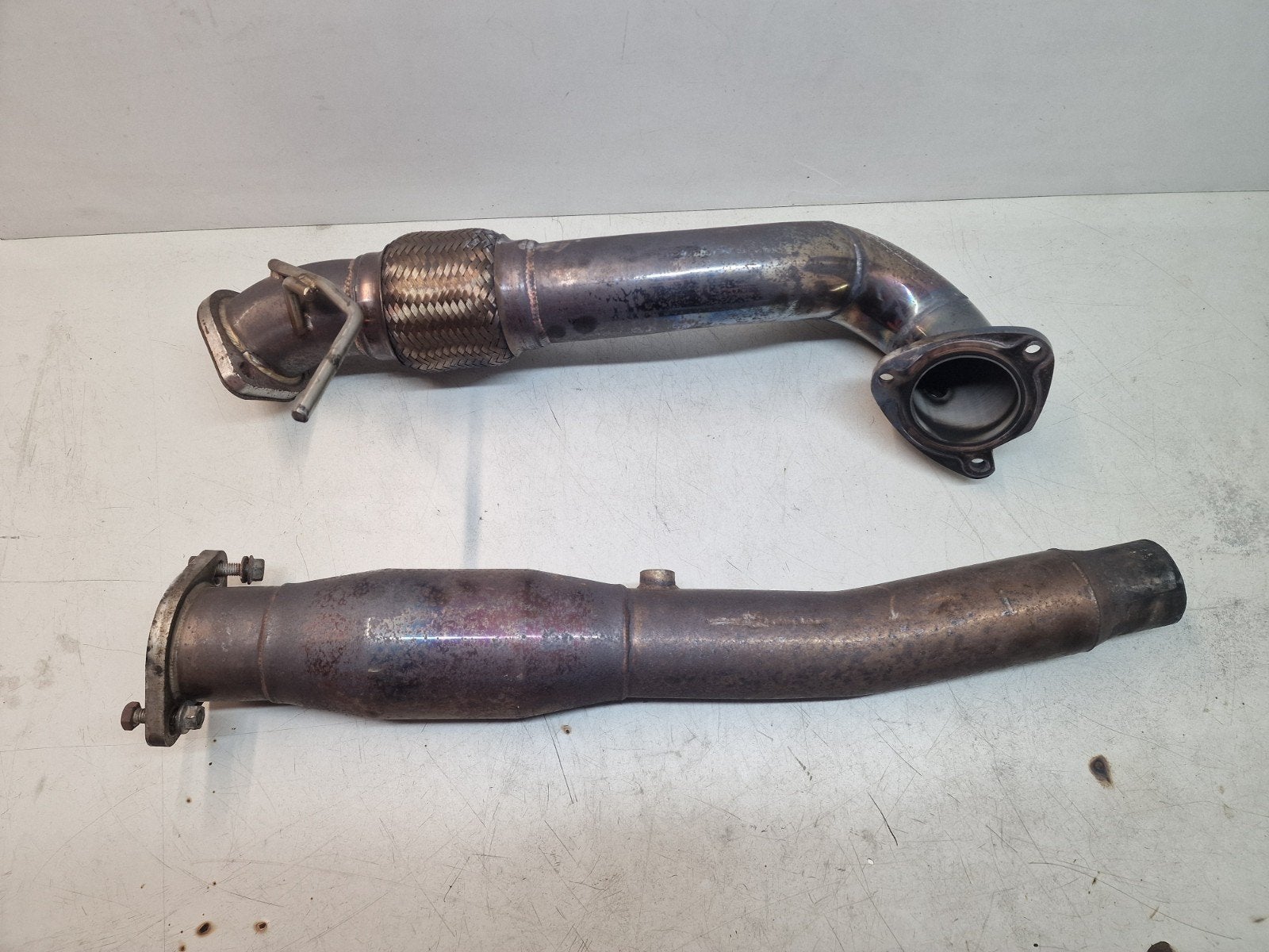 3" Rvs Downpipe + Sportcat 1.8 20V Turbo 4x4, Auto-onderdelen, Ophalen of Verzenden, Gebruikt, Audi