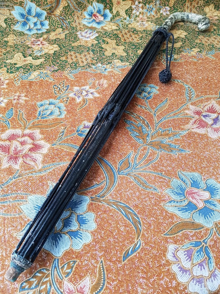 Zeldzame oude paraplu uit Engeland zonder doek 64,5 cm., Antiek en Kunst, Ophalen of Verzenden