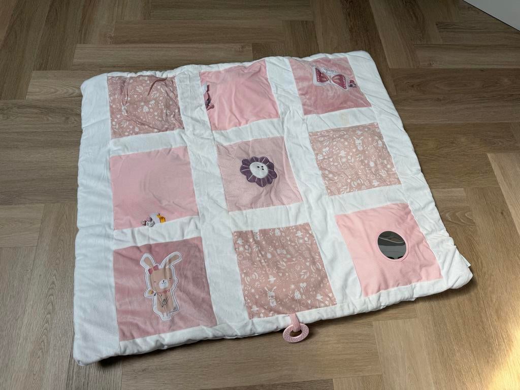 Little Dutch roze boxkleed texturen en spiegeltje, Ophalen, Zo goed als nieuw, Speelkleed