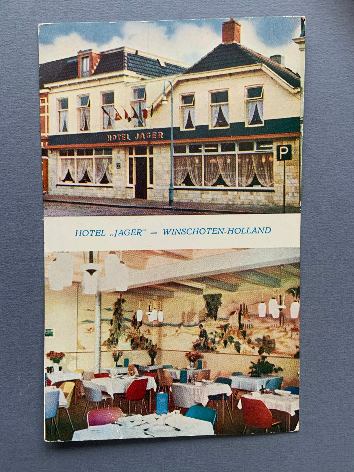 Hotel Jager Winschoten, Verzenden, 1960 tot 1980, Ongelopen, Groningen