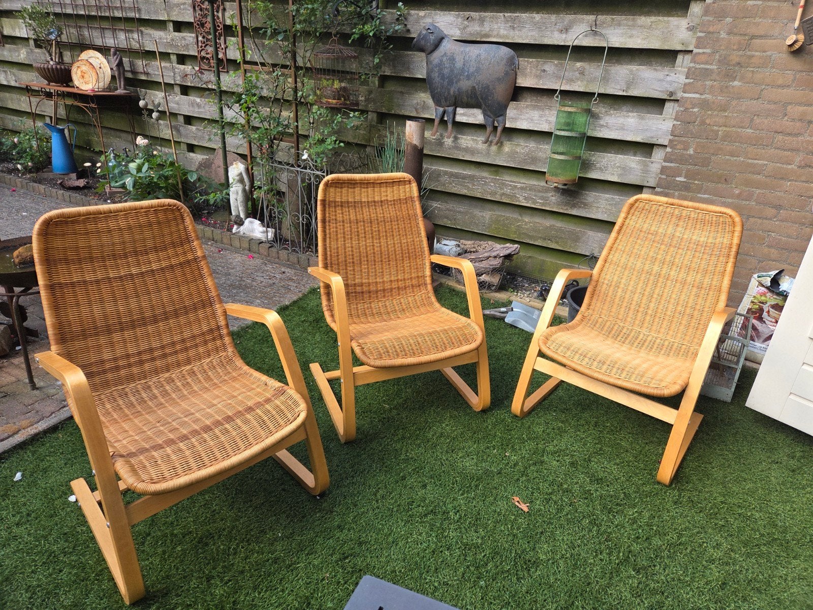 2 retro design fauteuils ikea., Ophalen, Huis en Inrichting