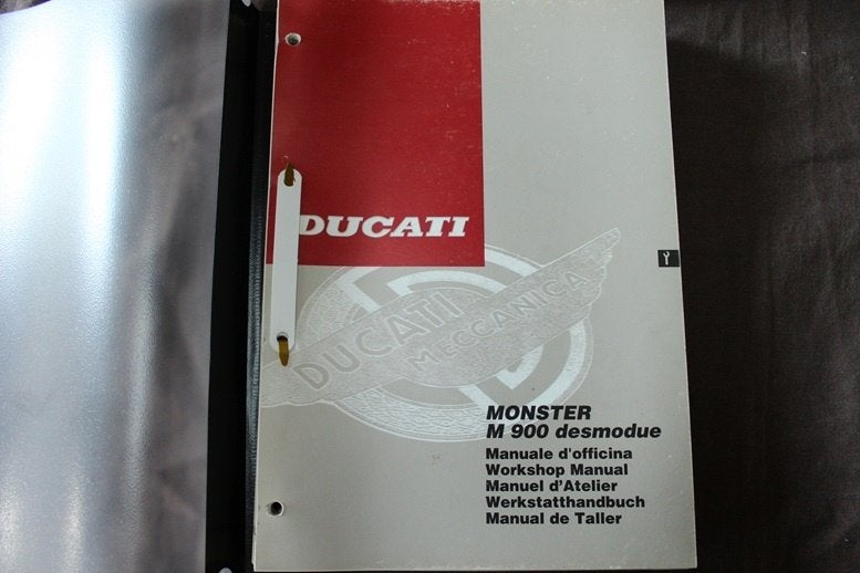 Ducati M900 Monster 1993 motorcycle workshop manual handbuch, Ophalen of Verzenden, Ducati