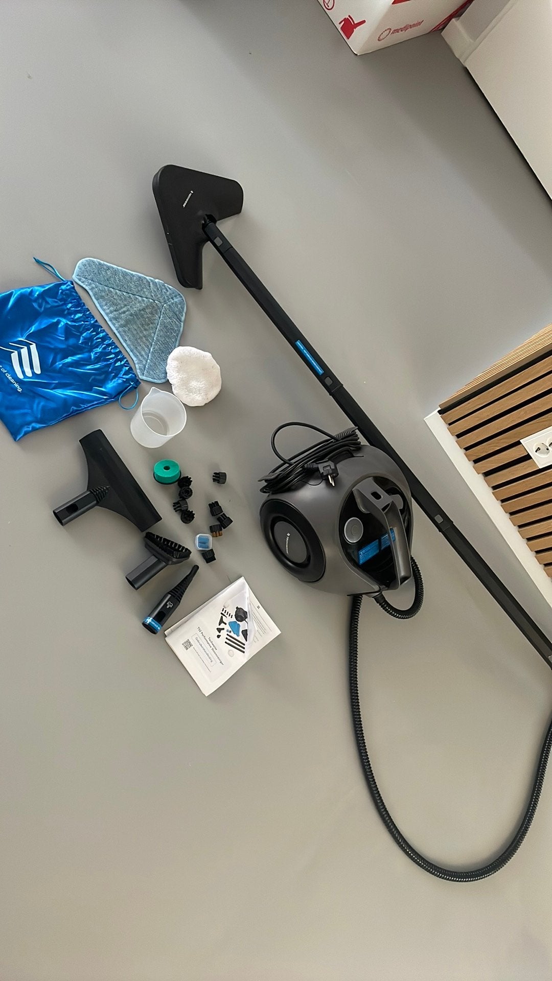 Techweise TS2 stoomreiniger, Ophalen