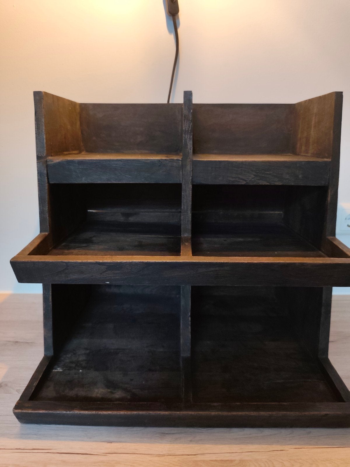 Mooie houten gruttersbak - 49x35x51 cm, Huis en Inrichting, Woonaccessoires | Overige, Ophalen, Hout, Gebruikt, Landelijk